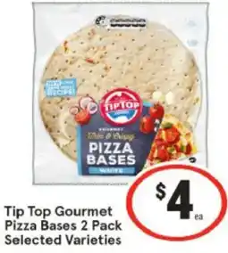 IGA Tip Top Gourmet Pizza Bases 2 Pack offer