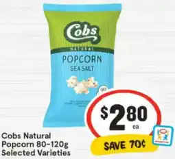 IGA Cobs Natural Popcorn Selected Varieties offer