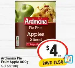 IGA Ardmona Pie Fruit Apple offer