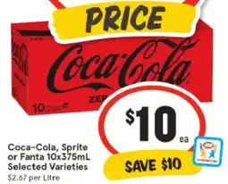 IGA Coca-Cola, Sprite or Fanta Selected Varieties offer