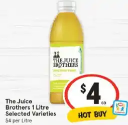 IGA The Juice Brothers Selected Varieties offer