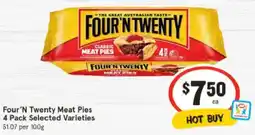 IGA Four'N Twenty Meat Pies Selected Varieties offer