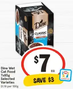 IGA Dine Wet Cat Food Selected Varieties offer