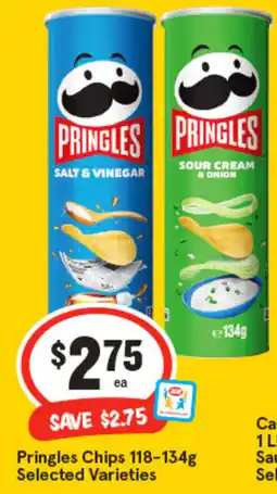 IGA Pringles Chips Selected Varieties offer