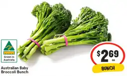 IGA Australian Baby Broccoli Bunch offer