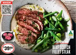 IGA Beef scotch fillet steak offer