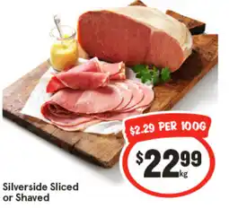 IGA Silverside Sliced or Shaved offer