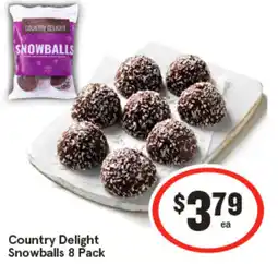 IGA Country Delight Snowballs 8 Pack offer