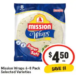 IGA Mission Wraps Selected Varieties offer