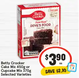 IGA Betty Crocker Cake Mix or Cupcake Mix Selected Varieties offer
