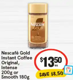 IGA Nescafé Gold Instant Coffee Original, Intense or Smooth offer