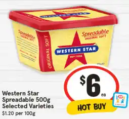 IGA Western Star Spreadable Selected Varieties offer