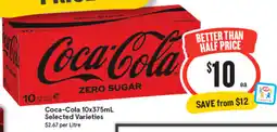 IGA Coca-Cola Selected Varieties offer