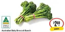 IGA Australian Baby Broccoli Bunch offer