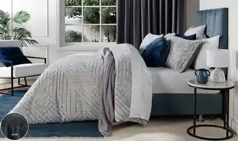 Koo Chevron Faux Fur Quilt Cover Set