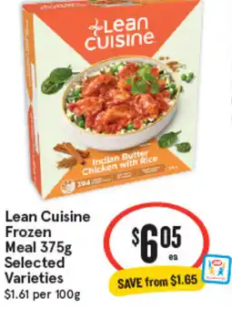IGA Lean Cuisine Frozen Meal Selected Varieties offer