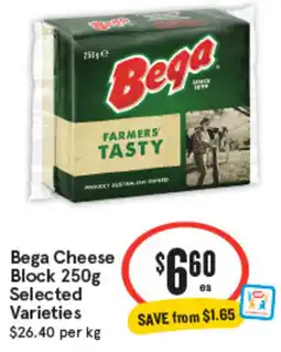 IGA Bega Cheese Block Selected Varieties offer