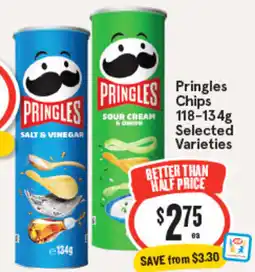 IGA Pringles Chips Selected Varieties offer