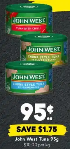 Drakes John West Tuna offer