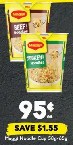 Drakes Maggi Noodle Cup offer