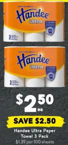 Drakes Handee Ultra Paper Towel offer