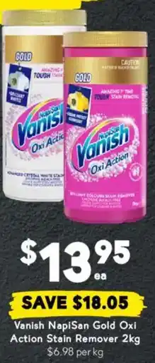 Drakes Vanish Napisan Gold Oxi Action Stain Remover offer