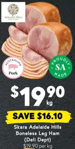 Drakes Skara Adelaide Hills Boneless Leg Ham offer