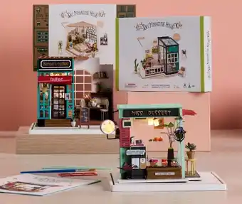 Spotlight 30% off Robotime Miniature & Mechanical DIY Kits offer