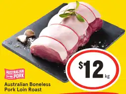 IGA Australian Boneless Pork Loin Roast offer