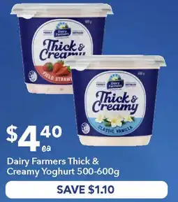 Ritchies Dairy Farmers Thick & Creamy Yoghurt offer