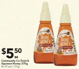 Ritchies Community Co Twist & Squeeze Community Co Twist & Squeeze Honey offer