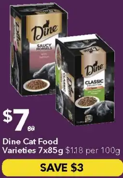 Ritchies Dine Cat Food Varieties offer