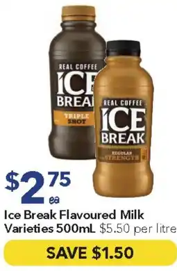 Ritchies Ice Break Flavoured Milk Varieties offer