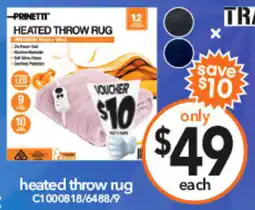Cheap as Chips heated throw rug offer