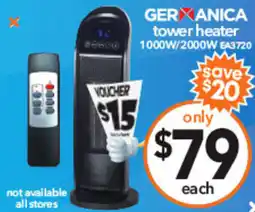 Cheap as Chips tower heater offer