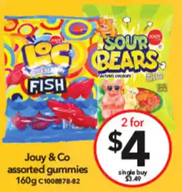 Cheap as Chips Jouy & Co assorted gummies offer