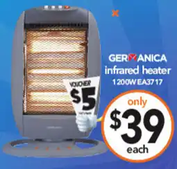 Cheap as Chips infrared heater offer