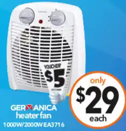 Cheap as Chips heater fan offer