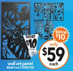 Cheap as Chips wall art panel offer