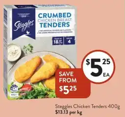 Foodworks Steggles Chicken Tenders offer