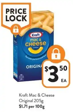 Foodworks Kraft Mac & Cheese Original offer