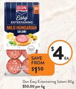 Foodworks Don Easy Entertaining Salami offer
