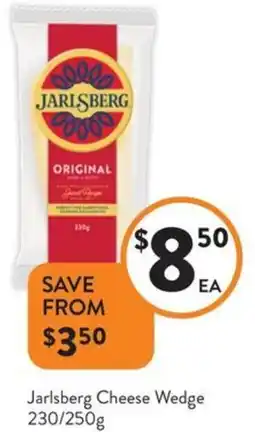 Foodworks Jarlsberg Cheese Wedge offer