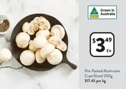 Foodworks Pre-Packed Mushroom Cups/Sliced offer