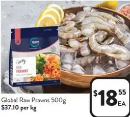 Foodworks Global Raw Prawns offer