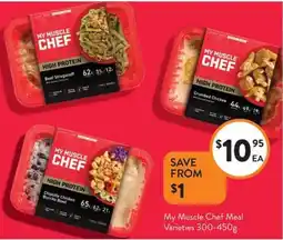 Foodworks My Muscle Chef Meal Varieties offer