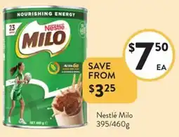 Foodworks Nestlé Milo offer