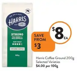 Foodworks Harris Coffee Ground Selected Varieties offer