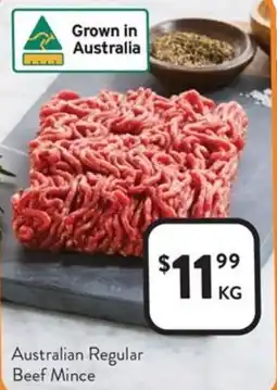 Foodworks Australian Regular Beef Mince offer