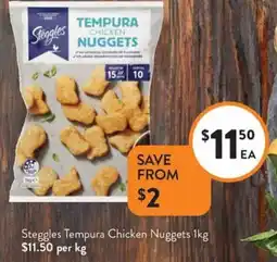 Foodworks Steggles Tempura Chicken Nuggets offer